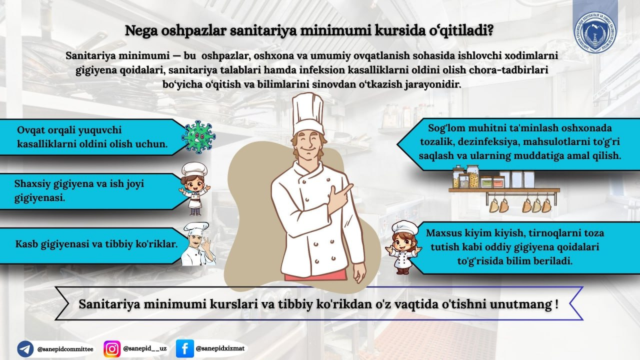 Sanminimum kurslarida nimalar o‘rgatiladi?